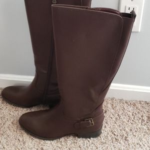 Chaps knee high boots. Worn once. Size 9.